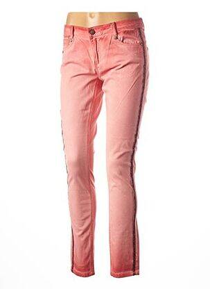 Pantalon slim taille basse taille basse orange ANNA SCOTT femme