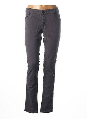 Pantalon slim taille basse taille basse gris ANNA SCOTT femme