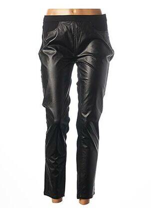 Pantalon slim taille élastique noir MADO ET LES AUTRES femme