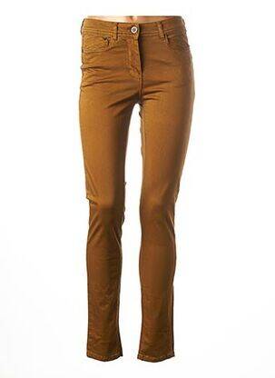 Pantalon slim skinny taille normale jaune SANDWICH femme