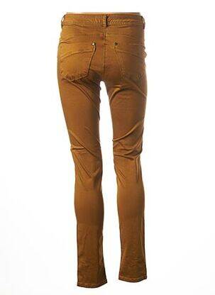 Pantalon slim skinny taille normale jaune SANDWICH femme