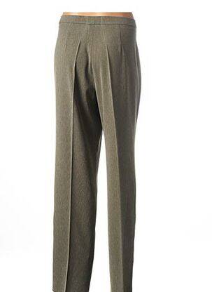 Pantalon droit taille élastique vert CHRISTIAN MICHEL femme