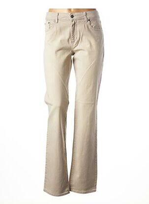 Pantalon droit gris KANOPE pour femme