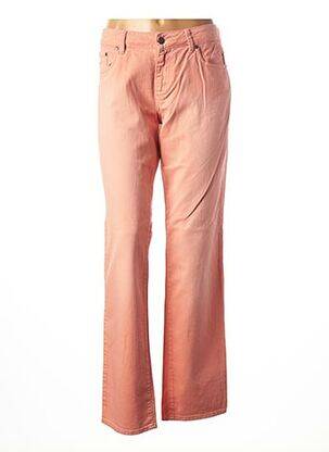 Pantalon droit orange KANOPE pour femme