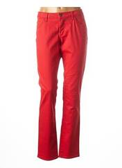 Pantalon slim rouge KANOPE pour femme seconde vue