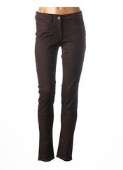 Pantalon slim rouge SANDWICH pour femme seconde vue