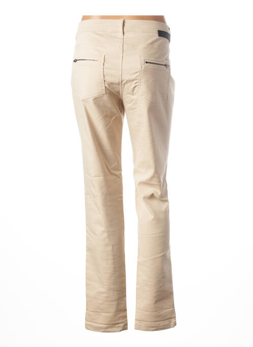 Pantalon slim taille basse taille basse beige MADO ET LES AUTRES femme