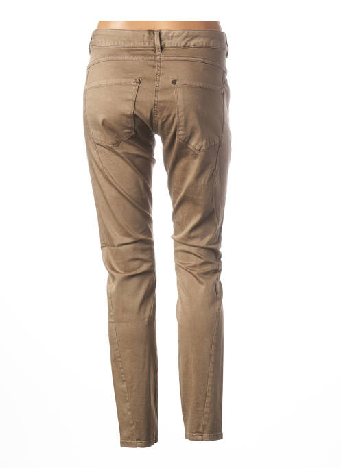 Pantalon droit beige SANDWICH pour femme