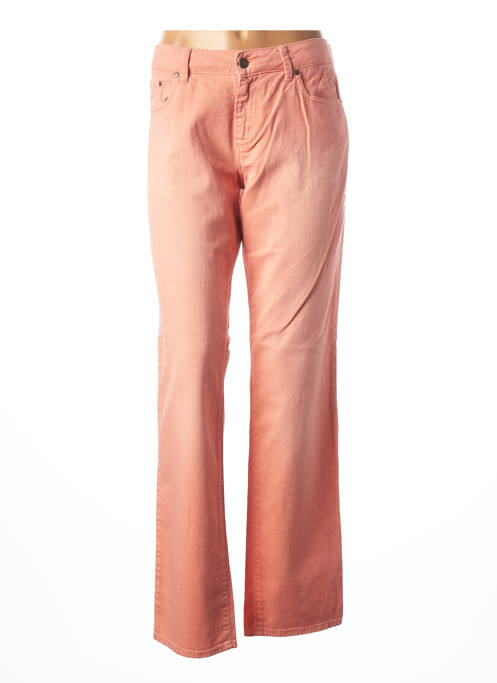 Pantalon droit orange KANOPE pour femme