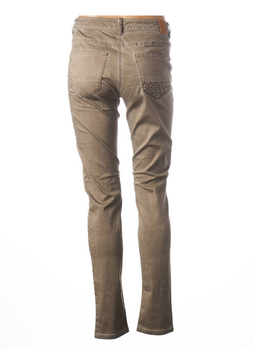 Pantalon slim beige SANDWICH pour femme