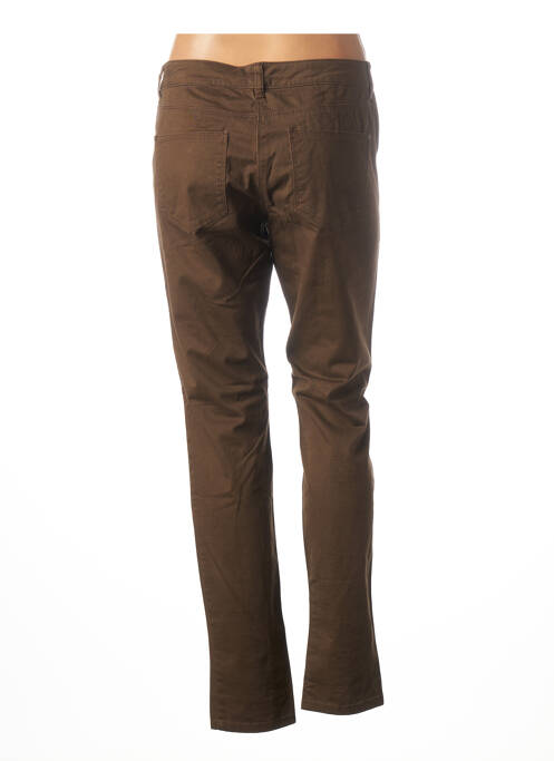 Pantalon slim marron SANDWICH pour femme