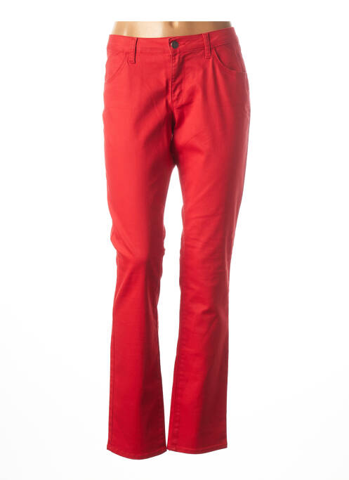 Pantalon slim rouge KANOPE pour femme