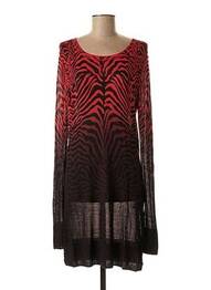 Robe pull coupe droite manches longues noir ANNA SCOTT femme