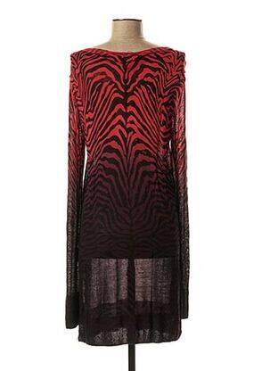 Robe pull coupe droite manches longues noir ANNA SCOTT femme