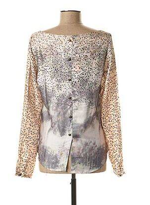 Blouse imprimé fantaisie manches longues gris ANNA SCOTT femme