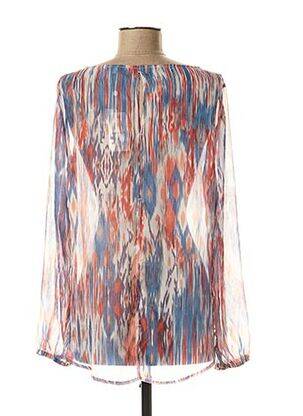 Blouse légère et transparente manches longues bleu SANDWICH femme