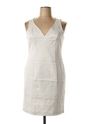 Robe mi-longue sans manche sans manche gris PAUL BRIAL femme