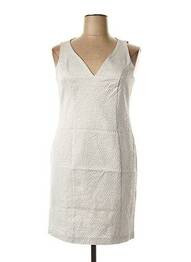 Robe mi-longue sans manche sans manche gris PAUL BRIAL femme
