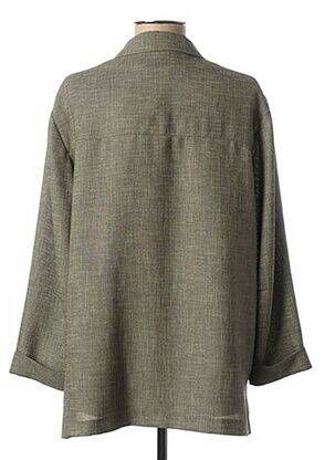 Veste casual poches vert MARYVET femme