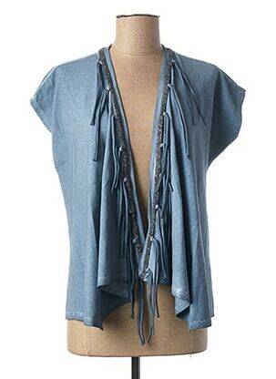 Veste casual coupe droite bleu ANNA SCOTT femme