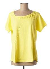 T-shirt jaune SANDWICH pour femme seconde vue