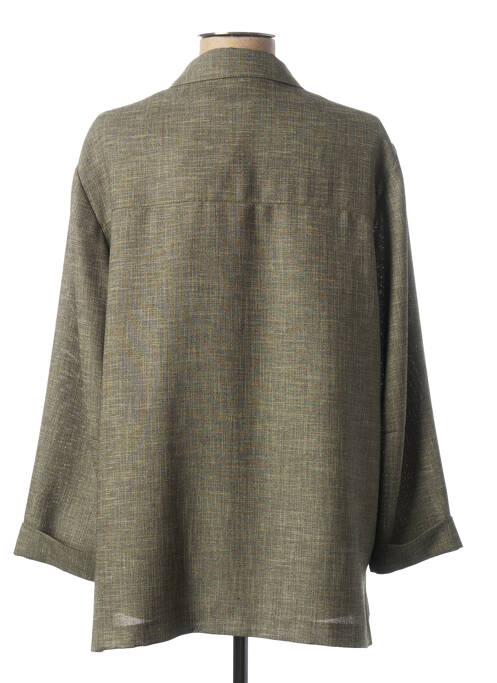 Veste casual poches vert MARYVET femme