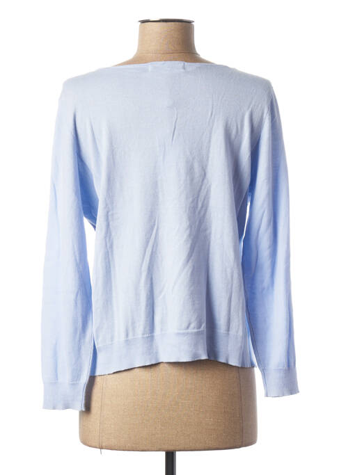 Gilet manches longues bleu SANDWICH pour femme