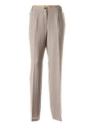 Pantalon coupe droite taille haute gris TELMAIL femme