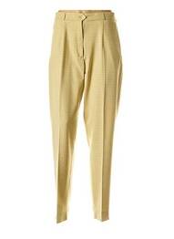Pantalon poches taille haute vert NOLWENN femme