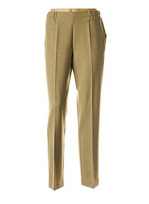 Pantalon coupe droite taille haute vert MARYVET femme