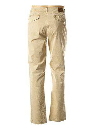 Pantalon coupe droite taille normale beige IZAC femme