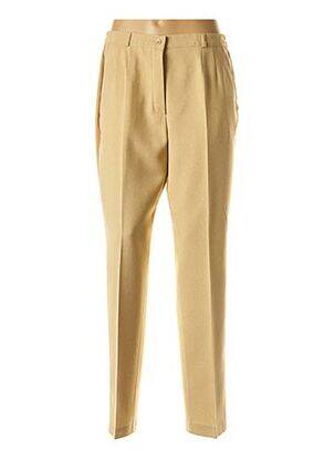 Pantalon 7/8 beige BRIGITTE SAGET pour femme