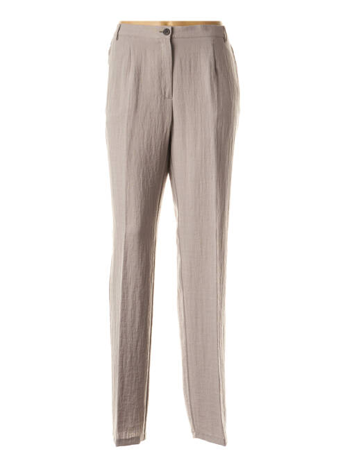 Pantalon poches taille haute gris TELMAIL femme