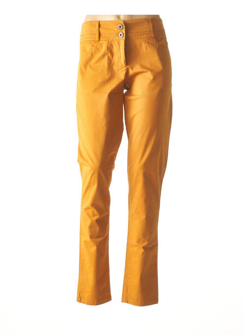 Pantalon slim jaune ZELI pour femme