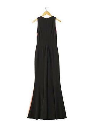 Robe longue coupe évasée sans manche noir MIKAEL AGHAL femme
