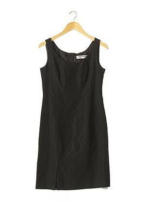 Robe mi-longue sans manche sans manche noir MAUD DEFOSSEZ femme