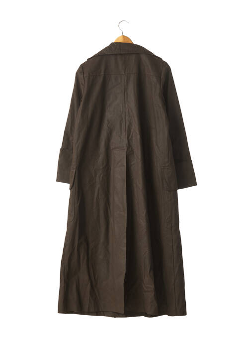 Manteau long marron CLARA COLLINS pour femme