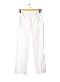 Pantalon flare taille normale taille normale blanc BOGNER femme