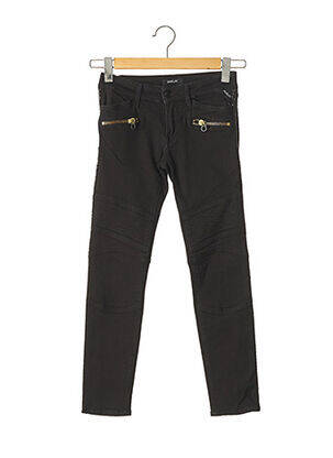 Pantalon slim stretch taille normale noir REPLAY femme