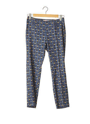 Pantalon droit stretch taille basse bleu VICTOIRE femme