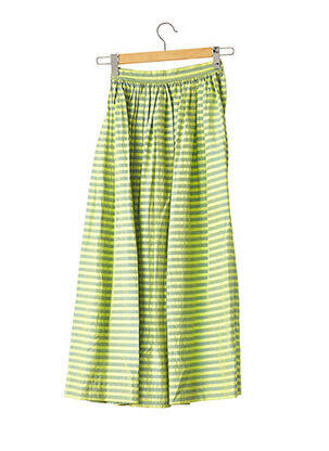 Jupe longue fermeture zip latéral vert GRÉS BOUTIQUE femme