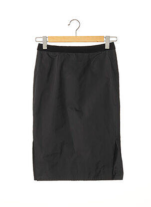 Jupe mi-longue taille haute noir YVES SAINT LAURENT femme