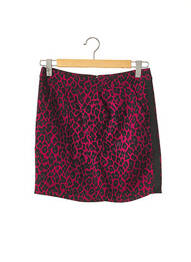Jupe courte fermeture zip latéral rose THE KOOPLES femme