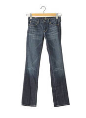 Jeans coupe droite bleu 7 FOR ALL MANKIND pour femme seconde vue
