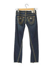 Jeans coupe droite bleu TRUE RELIGION pour femme seconde vue