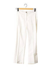 Pantalon flare blanc APOSTROPHE pour femme seconde vue