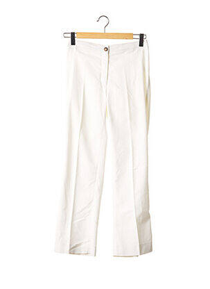 Pantalon flare blanc APOSTROPHE pour femme