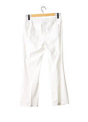 Pantalon flare blanc MADELEINE pour femme seconde vue