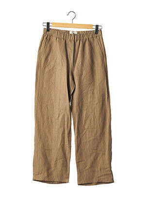 Pantalon large marron DIEGA pour femme