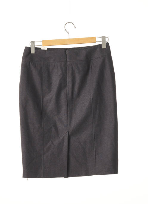 Jupe mi-longue gris BERTEIL pour femme